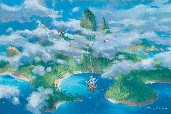 Disney Limited Editition: First Look At Neverland - Choice Fine Art