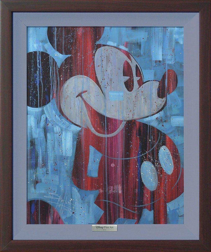 Disney Silver Series: Cool Blue Mickey - Choice Fine Art