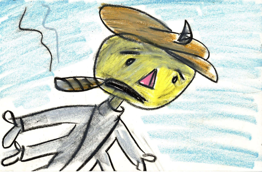 James and the Giant Peach Storyboard Drawing: Mr. Centipede - Choice Fine Art