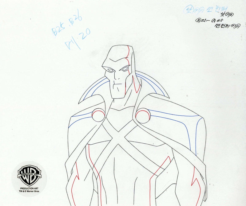 Justice League Original Production Drawing: Martian Manhunter - Choice Fine Art