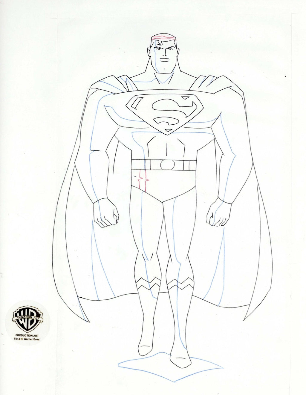 Justice League Original Production Drawing: Superman - Choice Fine Art