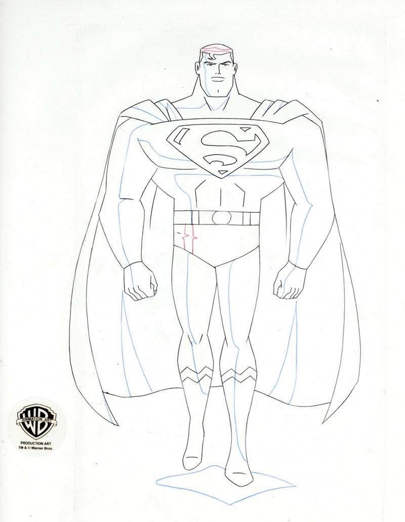 Justice League Original Production Drawing: Superman - Choice Fine Art