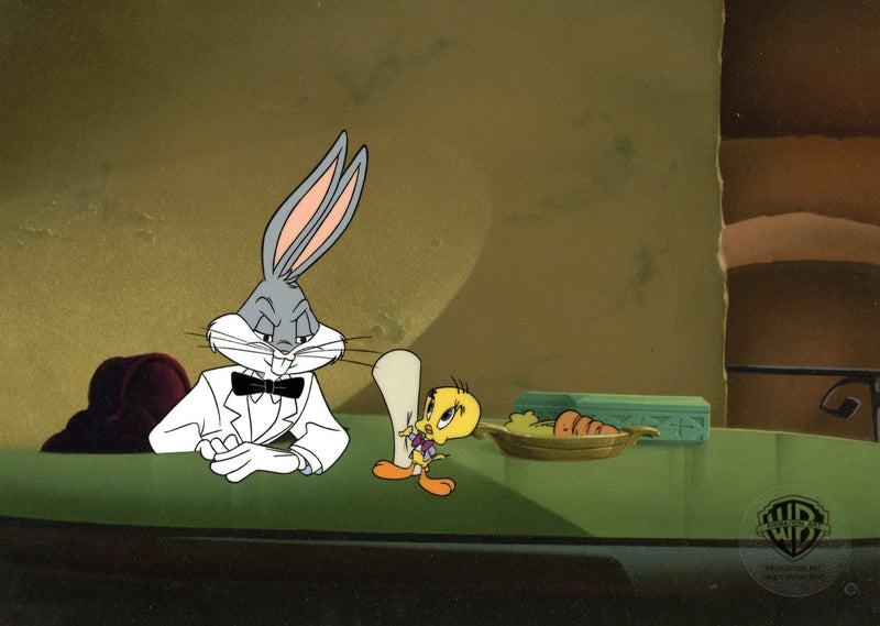 Looney Tunes Original Production Cel: Bugs Bunny and Tweety Bird - Choice Fine Art