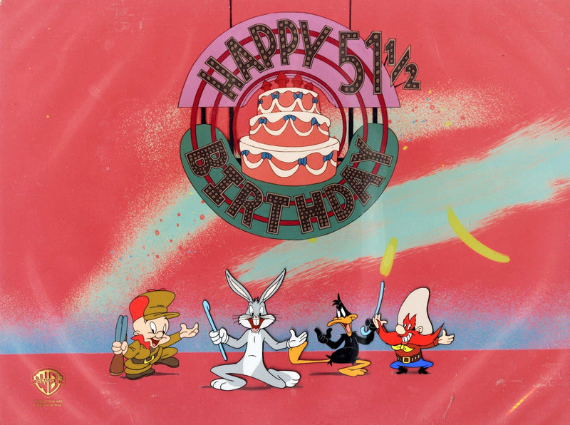 Looney Tunes Original Production Cel: Happy 51 1/2 Birthday - Choice Fine Art