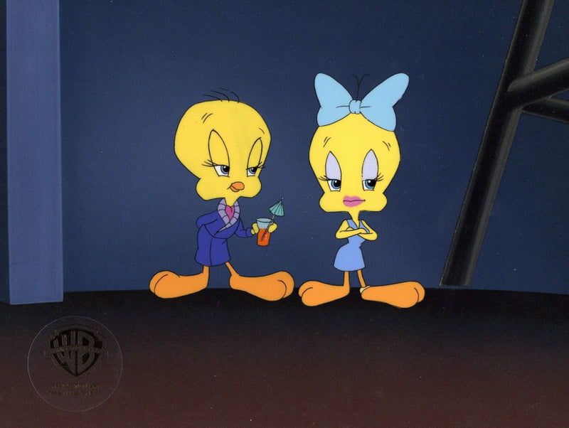 Looney Tunes Original Production Cel: Tweety Bird and Tweet-Her - Choice Fine Art