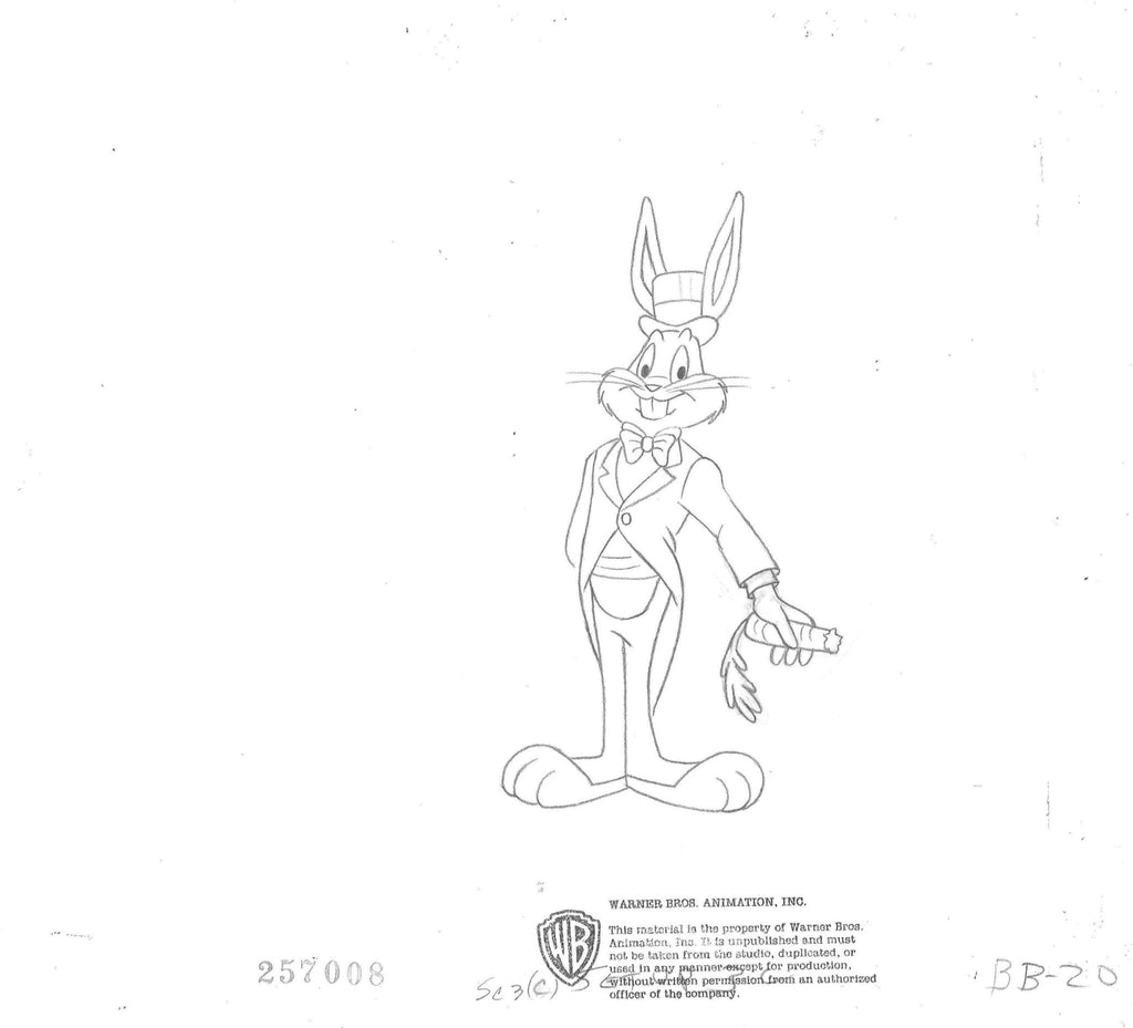 Looney Tunes Original Production Drawing: Bugs Bunny - Choice Fine Art