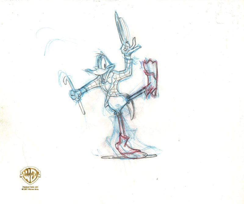 Looney Tunes Original Production Drawing: Daffy Duck - Choice Fine Art