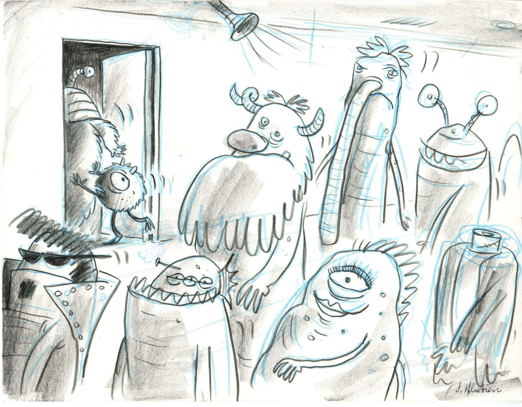 Monsters Inc., Original Production Beat Board - Choice Fine Art