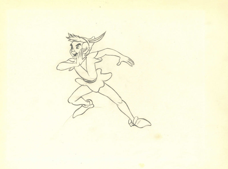 Peter Pan Original Production Drawing: Peter Pan - Choice Fine Art
