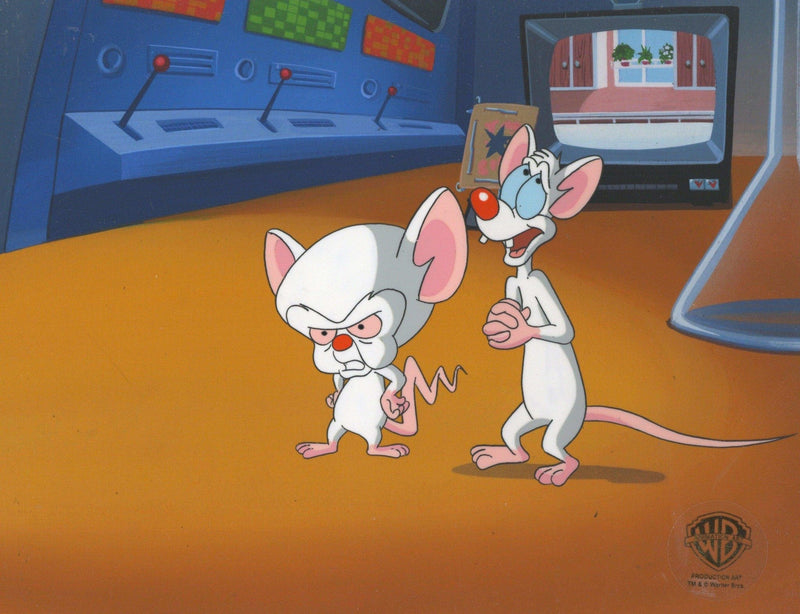 Pinky And The Brain Original Production Cel: Pinky and Brain - Choice Fine Art