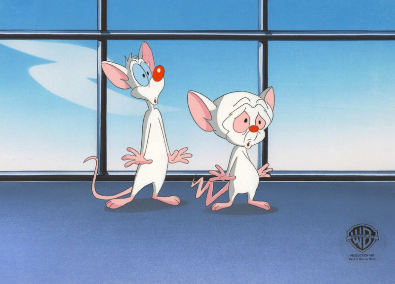 Pinky And The Brain Original Production Cel: Pinky and Brain - Choice Fine Art