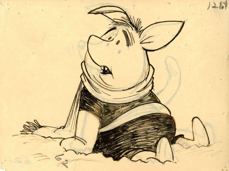 Pooh Original Storyboard Drawing - Choice Fine Art