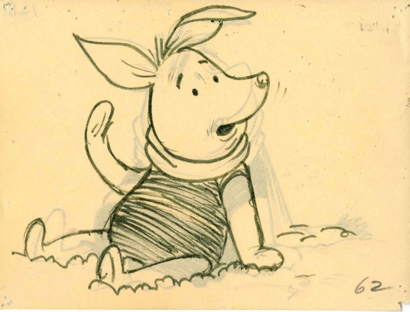 Pooh Original Storyboard Drawing - Choice Fine Art