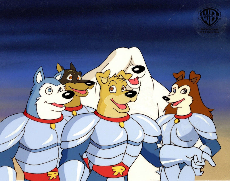 Road Rovers Original Production Cel: Hunter, Shag, Colleen, Blitz, and Exile - Choice Fine Art