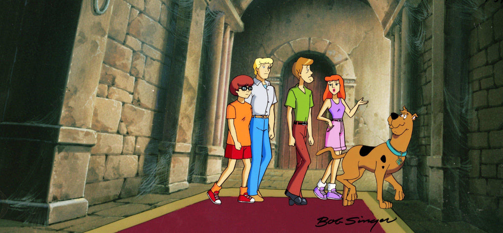 Scooby Doo Original Production Pan Cel With Matching Drawing Original Production Cel with Matching Drawing Hanna Barbera Studio Art Original Production Cel Unframed 