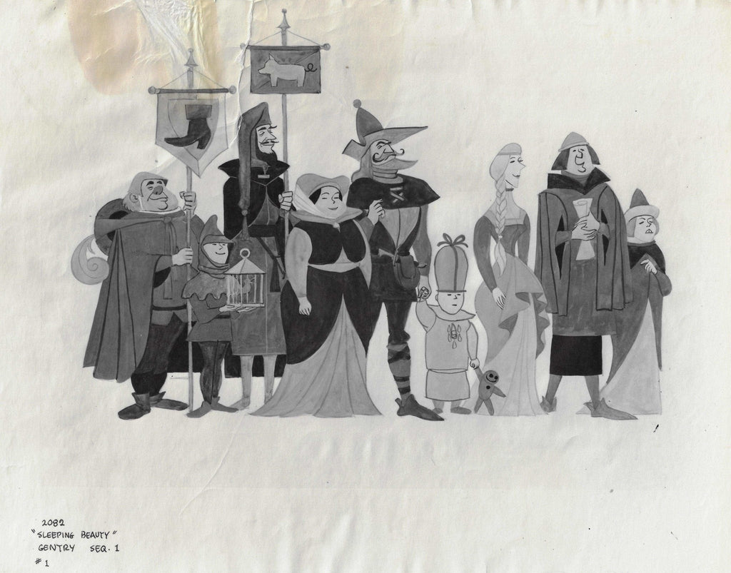Sleeping Beauty Original Production Model Sheet: Gentry - Choice Fine Art