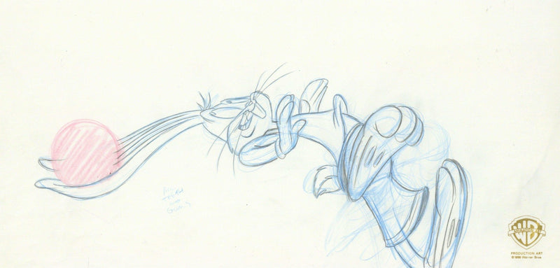 Space Jam Original Production Drawing: Bugs Bunny - Choice Fine Art