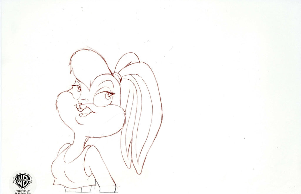 Space Jam Original Production Drawing: Lola Bunny - Choice Fine Art