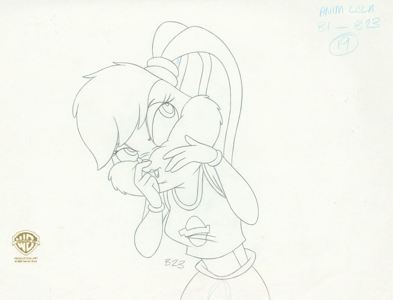 Space Jam Original Production Drawing: Lola Bunny - Choice Fine Art