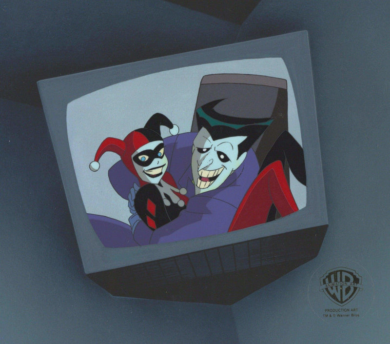 Superman the Animated Series Original Production Cel: Joker and Harley Quinn - Choice Fine Art