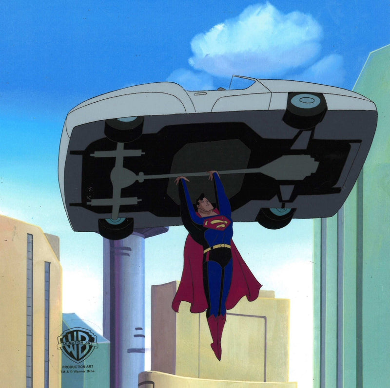 Superman the Animated Series Original Production Cel: Superman - Choice Fine Art