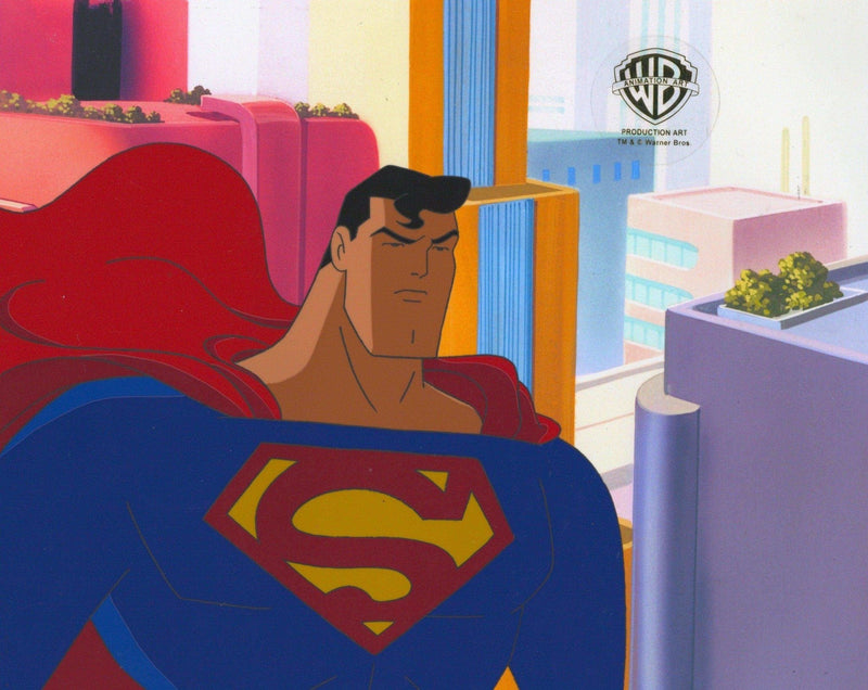 Superman the Animated Series Original Production Cel: Superman - Choice Fine Art