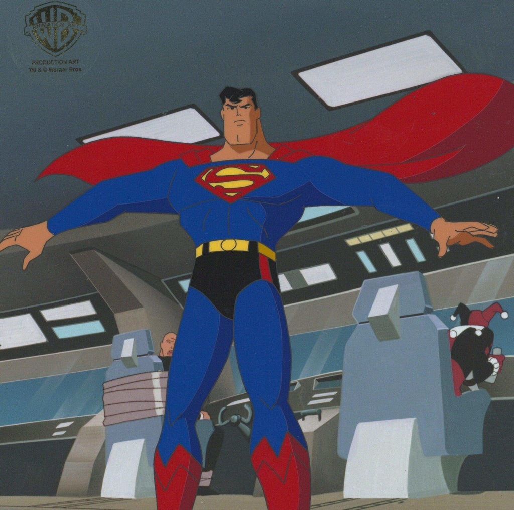 Superman the Animated Series Original Production Cel: Superman - Choice Fine Art