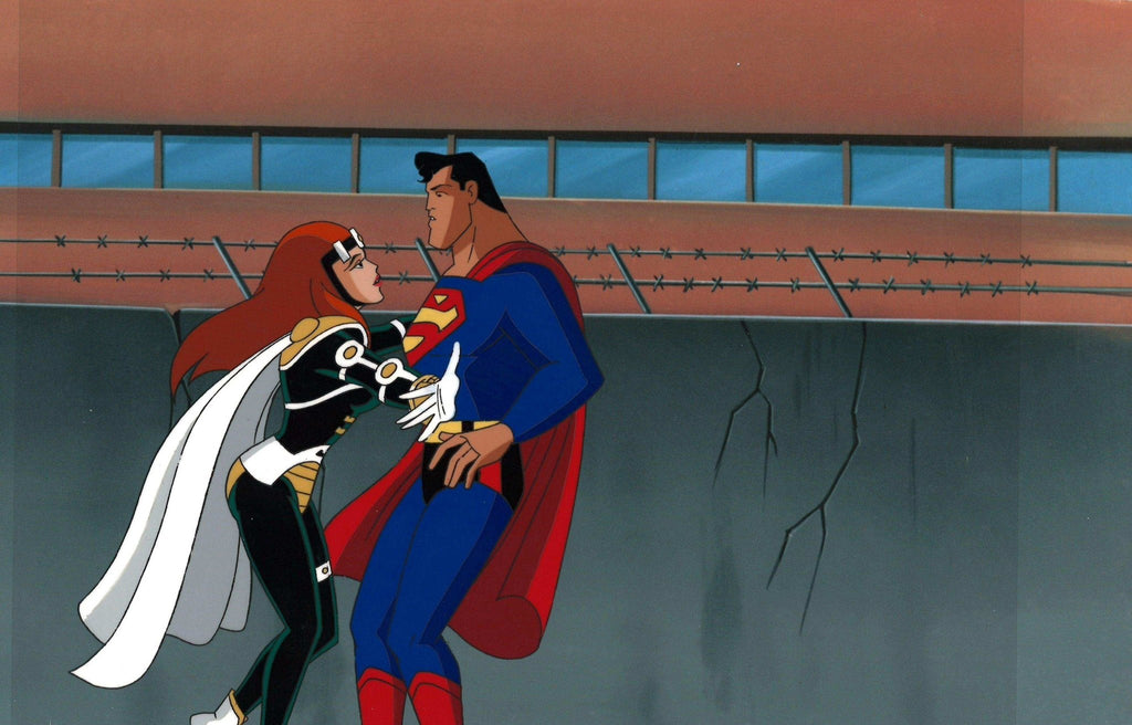 Superman the Animated Series Original Production Cel: Superman and Maxima - Choice Fine Art