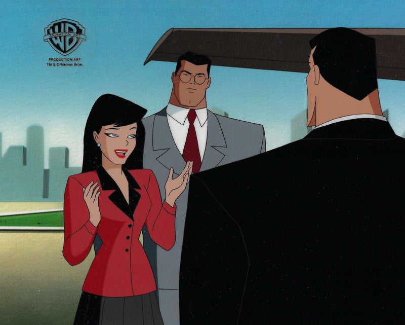 Superman: The Animated Series Production Cel: Lois, Clark And Bruce - Choice Fine Art