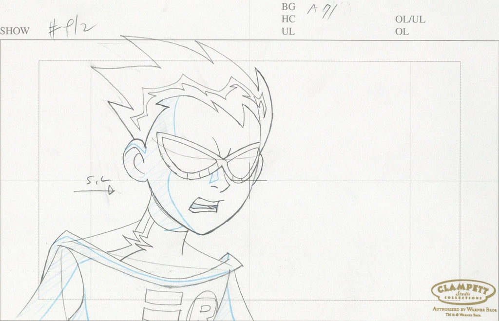 Teen Titans Original Production Drawing: Robin - Choice Fine Art