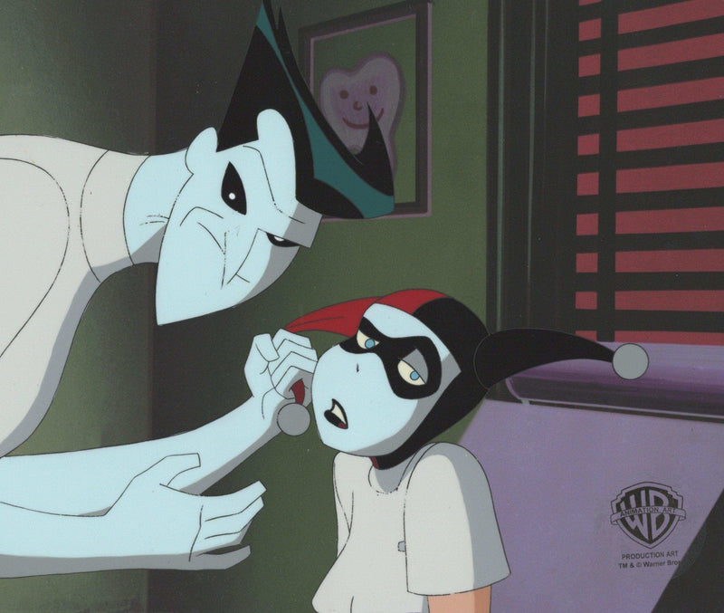 The New Batman Adventures Original Production Cel: Harley Quinn and Joker - Choice Fine Art