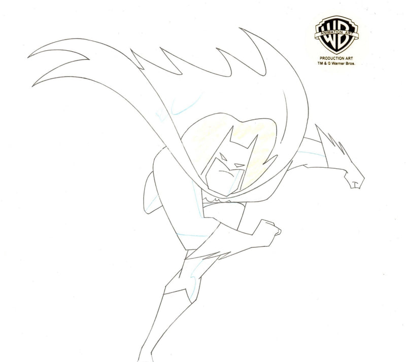 The New Batman Adventures Original Production Cel with Matching Drawing: Batman - Choice Fine Art