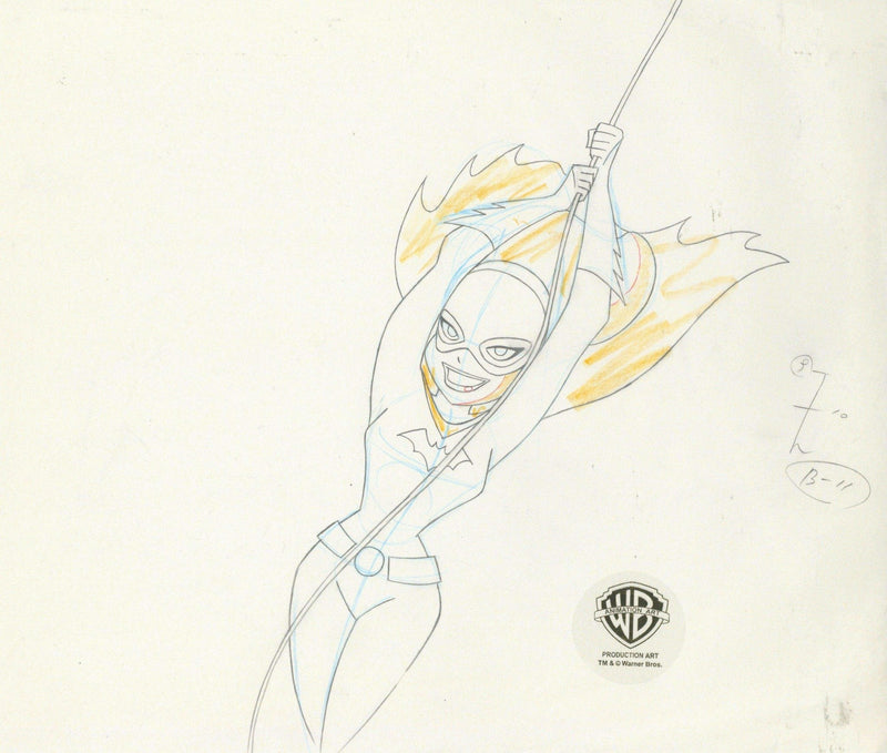 The New Batman Adventures Original Production Drawing: Batgirl - Choice Fine Art