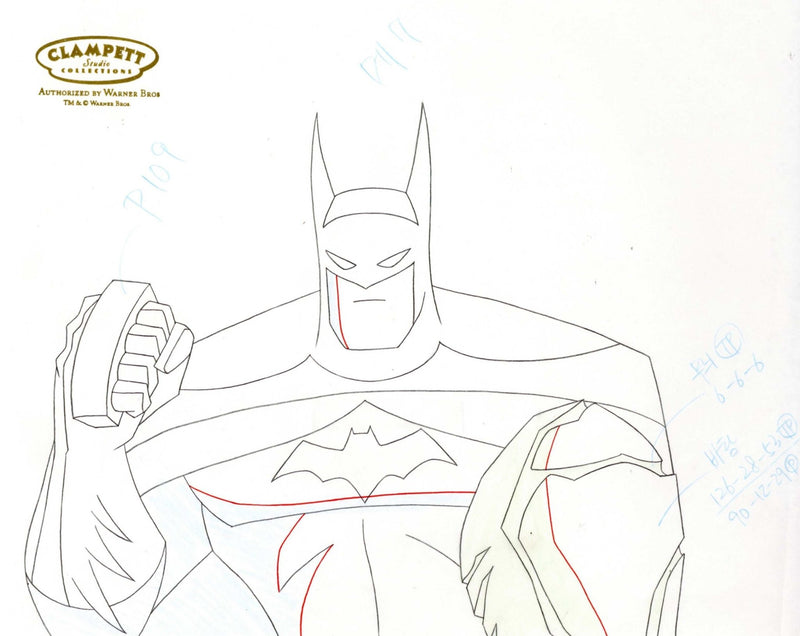 The New Batman Adventures Original Production Drawing: Batman - Choice Fine Art