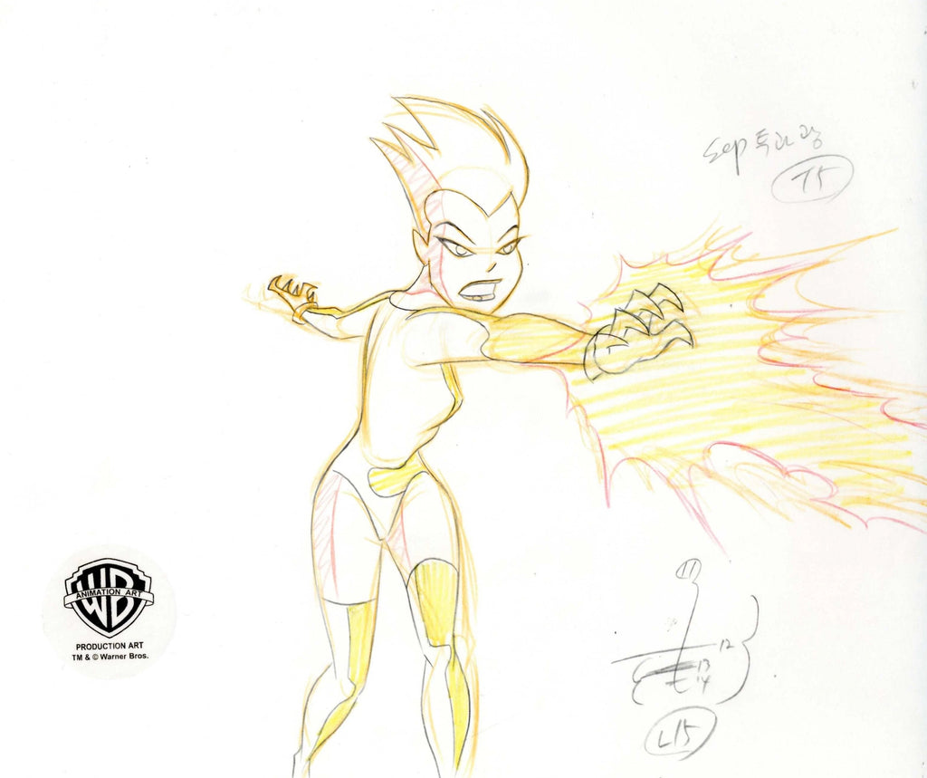 The New Batman Adventures Original Production Drawing: Livewire - Choice Fine Art