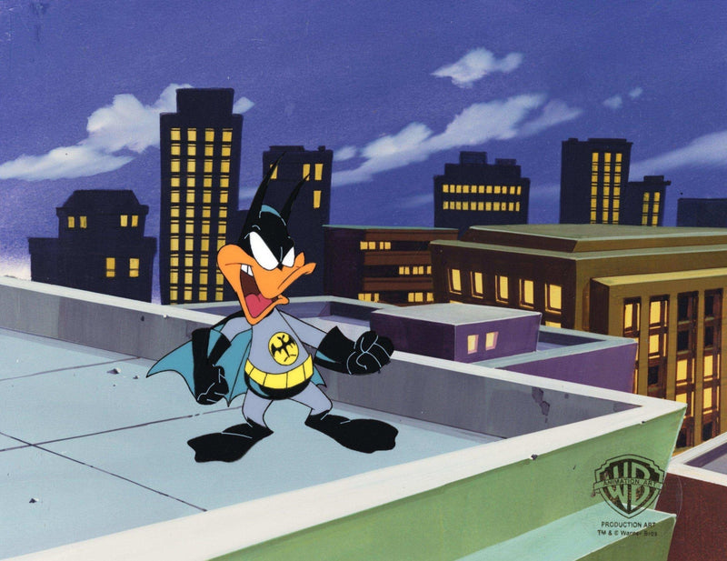 Tiny Toons Original Production Cel With Matching Drawing: Batduck - Choice Fine Art