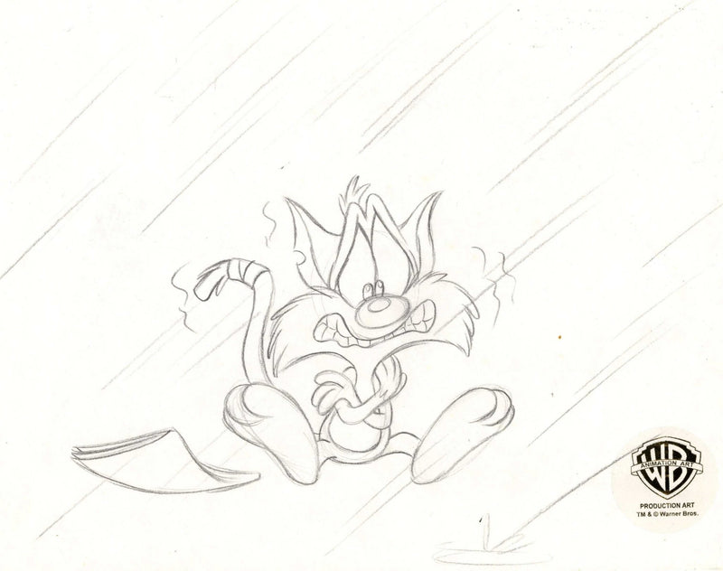 Tiny Toons Original Production Drawing: Furball - Choice Fine Art